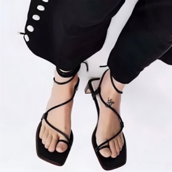 Rag & Bone Cindy Tie Strappy Sandals , Size 7.5 - Picture 9 of 10